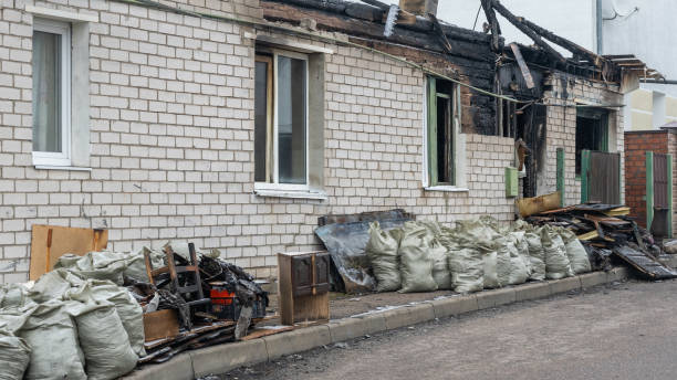 Professional Fire Damage Removal technician working in Paradise Valley, AZ